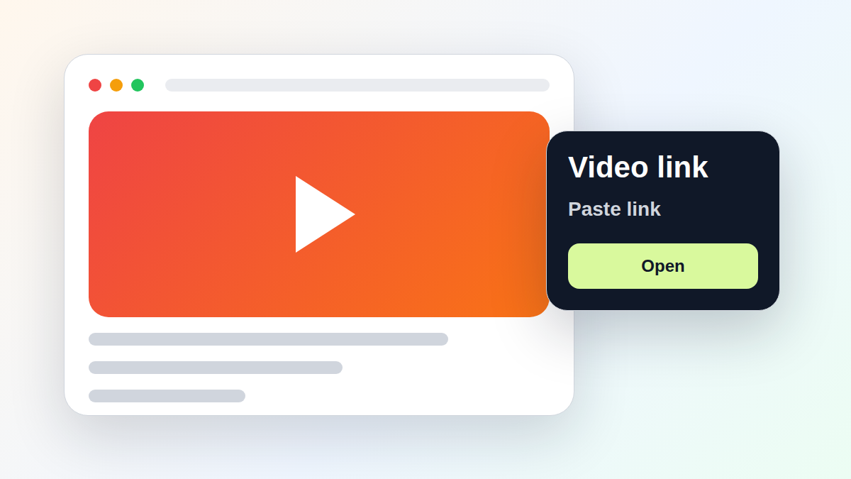 YouTube helper preview
